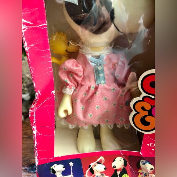 Vintage 1965 KNICKERBOCKER Snoopy Belle Poseable Figure Doll Accessory Woodstock - Picture 4 of 11